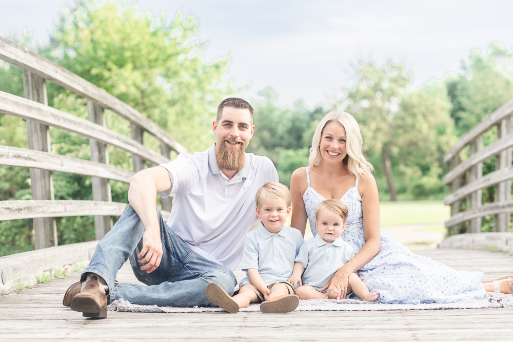Family photo taken at Nankin Mills Interpretive Center off of Hines Drive in Westland, Michigan. Taken by family photographer Brooke Leigh Photography